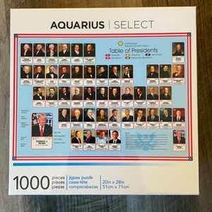 NEW Smithsonian Puzzle table of presidents 1000 pieces gift sealed in box